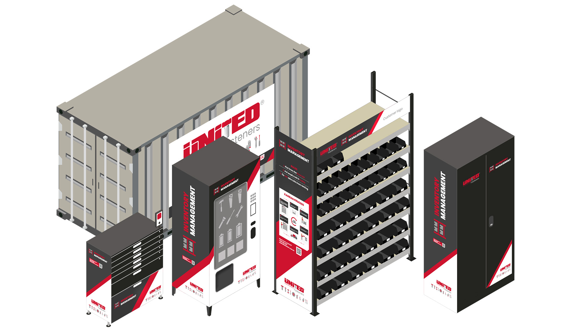 U-STOCK Inventory Management range 