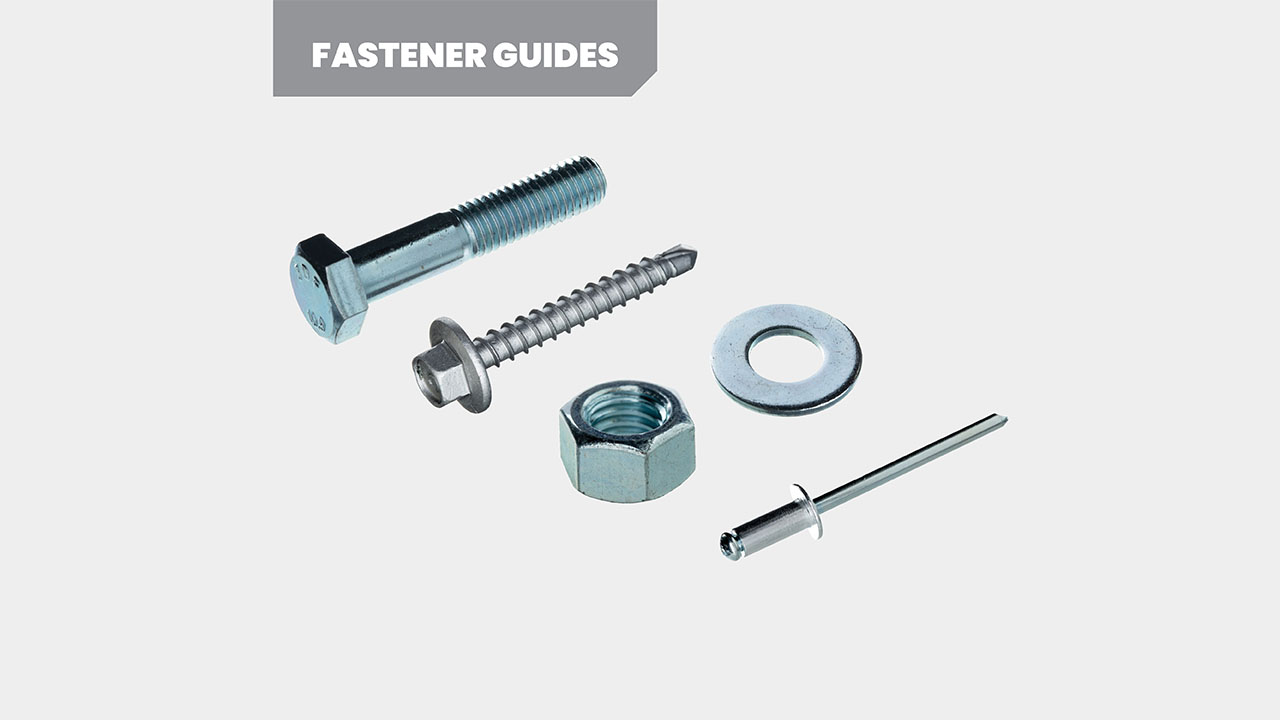 What are the five basic types of fasteners?